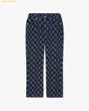  Quần Dài MLB Classic Monogram Stripe Jacquard Denim 3FDPM0424 