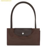  Túi Xách Longchamp Le Pliage Green M Tote bag Mocha 