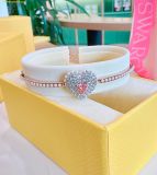  Vòng Tay, Lắc Tay Swarovski Hyperbola bangle Crystal pearls, Heart, White, Rose gold-tone plated, 5687513 