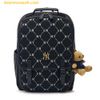 Balo MLB Diamond Monogram Jacquard New York Yankees Backpack 7ABKMD24N-50BKS Màu Đen