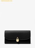  Ví Michael Kors MK Hamilton Large Leather Continental Wallet Đen 