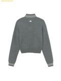  Áo Cardigan MLB Women's Classic Monogram Tonton Zip-Up Cardigan New York Yankees 3FKCM0154-50MGD - Xám 