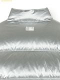  Áo Khoác Phao MLB Women's Crop Metal Glossy Curved Padded NY (Silver) 3FDJB2346-50SIS 