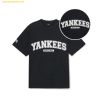 Áo Phông MLB Varsity Logo Overfit Short Sleeve T-Shirt NY 3ATSV0633-50BKS Đen