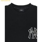  Áo Tay Dài MLB Basic Mega Logo Loose Fit Long Sleeve T Shirts New York 3ATSB0544-50BKS 