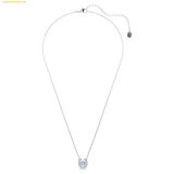  Dây Chuyền Swarovski Symbolica pendant Round cut, Pavé, Horse shoe, Blue, Rhodium plated 5746562 