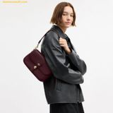  Túi Đeo Vai Coach Hadley Shoulder Bag Merlot CY683 