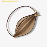  Túi Đeo Vai Michael Kors Jet Set Small Signature Logo Convertible Wristlet 35T4GTVW5V Nâu Logo 