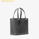  Túi Tote Michael Kors Jet Set Travel Extra-Small Logo Top-Zip Tote Bag Đen Logo 35T9GTVT0B 