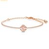 Vòng Tay, Lắc Tay Swarovski Una bangle Clover, Pink, 18k rose gold finish 5516476