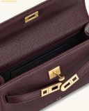  Túi Xách JW PEI Noor Top Handle Bag - Deep Burgundy 