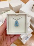  Dây Chuyền Swarovski Teddy pendant Bear, Blue, Rhodium plated 5737620 