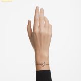  Vòng Tay, Lắc Tay Swarovski Generation bangle White, Rose gold-tone plated 5636588 