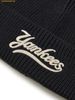  Mũ Len MLB Varsity Culsive Mid Beanie NY (Black) 3ABNVM146-50BKS 