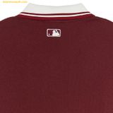  Áo Sweater MLB Varsity Over Fit Polo Sweatshirts Boston Redsox 3AMTV0844-43BDS Màu Đỏ 
