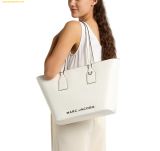  Túi Tote Marc Jacobs Women's Trademarc Large Tote Bag Cotton Màu Trắng 