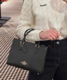  Túi Tote Vuông Coach Maggie Small Tote Bag CY668 Đen 