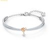  Vòng tay Swarovski Lifelong Heart bangle 5516544 White 