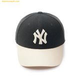 Mũ Lưỡi Trai MLB Varsity LA Wool Textured Ball Cap Black 3ACPV0236-50CGS 