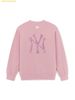 Áo Tay Dài MLB Monogram Vintage Big Luxe Man-to-Man New York Yankees 3AMTM0654-50PKM Hồng