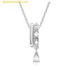 Dây Chuyền, Vòng Cổ SWAROVSKI Dextera Pendant Mixed Cuts, White, Rhodium Plated 5671819