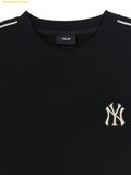  Áo Sweat MLB Classic Monogram Taping Overfit Man-to-Man NY (Black) 3AMTM0644-50BKS 