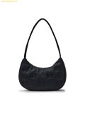  Túi Đeo Vai MLB Classic Mono New Embo Hobo Bag New York Yankees - Đen 3ABQS024N-50BKS 