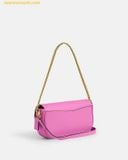  Túi Đeo Vai Coach Brook Flap Chain Bag Hồng 