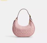  Túi Đeo Vai Coach Emily Shoulder Bag In Signature Denim Light Pink CEN04 