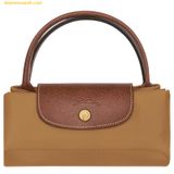  Túi Xách Longchamp Le Pliage Original Size S Handbag Fawn / Chamois - Recycled canvas - Vàng 