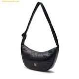  Túi Đeo Vai MLB Classic Mono Crack Embo Crossbody New York Yankees Black 3ACRMV15N-50BKS Đen 