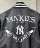  Áo Khoác Bomber New Era MLB Varsity Jacket – New York Yankees Est. 1903 Đen 