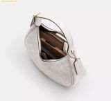  Túi Đeo Vai Coach Emily Shoulder Bag In Signature Canvas White Chalk CDX17 