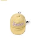  Charm Móc Khoá MLB Cursive Ball Cap Pouch Keyring NY (L.Yellow) 3APOV015N-50YEL 