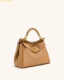  Túi Xách JW PEI Lucia Classic Top Handbag Nâu 
