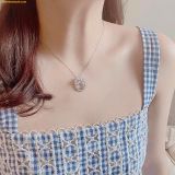  Dây Chuyền, Vòng Cổ Swarovski Louison Pendant White Rhodium Plated 5415989 