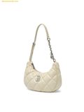  Túi Đeo Vai MLB Basic Quilted PU Hobo Bag Boston Red Sox Cream 3ABQBQ16N-43CRS 