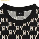  Áo Phông MLB Classic Monogram Full-Panel Pattern Short-Sleeve T-Shirt NY Đen 3ATSM1133-50BKS 