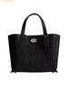  Túi Tote Coach Willow Tote Bag 24 Croc-Embossed Black C8632 