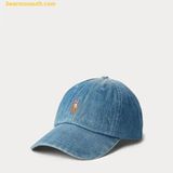  Mũ Lưỡi Trai Polo Ralph Lauren ball cap denim 