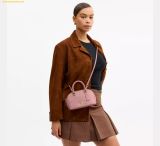  Túi Đeo Chéo Coach Lara Mini Satchel Bag Pink Petal CEA01 