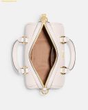  Túi Trống Đeo Chéo Coach Mini Rowan Crossbody Bag Màu Trắng CW329 
