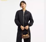  Túi Đeo Vai Coach Ashton Mini Shoulder Bag In Signature Canvas Vintage Brown CDB13 