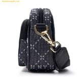  Túi Đeo Chéo MLB Monogram JQD New York Yankees 7ACRMD73N - 50BKS Đen Xám 