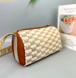  Túi Trống Đeo Chéo Michael Kors Cooper Travel XS Duffle Crossbody Nwt In Cream Multi Nâu Logo 