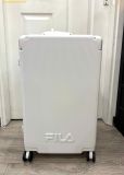  Vali Kéo FILA Ribbed Hard Shell Luggage 24 Inch Trắng 