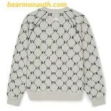  Áo Sweater MLB Dia Monogram Jaquard Piping Sweatshirts 3AMTM0144-43CAS 