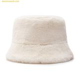  Mũ Bucket Lông MLB Fur Bucket Hat BOS (L.Beige) 3AHTF0936-43BGL Trắng 