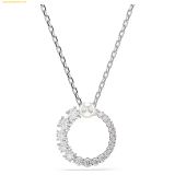  Dây Chuyền, Vòng Cổ Swarovski Matrix pendant Crystal pearl, Round cut, White, Rhodium plated - 5688751 