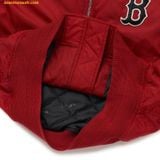  Áo Khoác gió MLB Basic Padded Baseball Jumper B (Wine) 3AJPB0124-43WIS Đỏ 